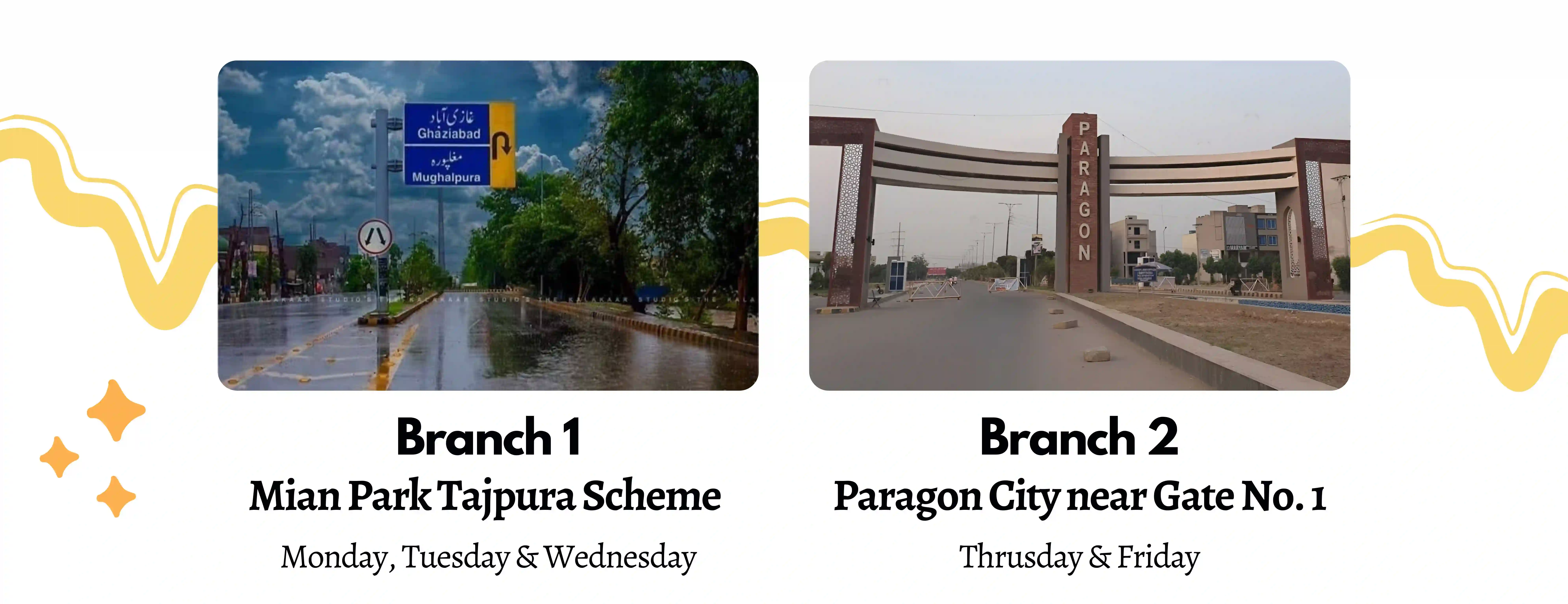 Paragon City and Tajpura Scheme Lahore Address genuine tech and shan trainings