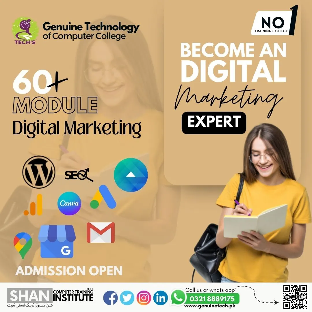 Certified Digital Media Marketing (CDMM) Expert Course - shan computer trainings institute