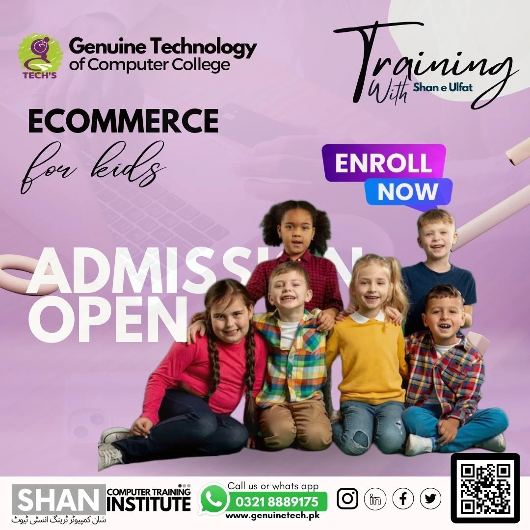 E-commerce For Kids Online Classes - short courses in lahore