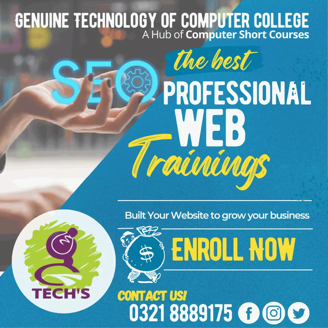 Seo Experts in Islamabad - Shan Computer Trainings Institute - short courses in lahore