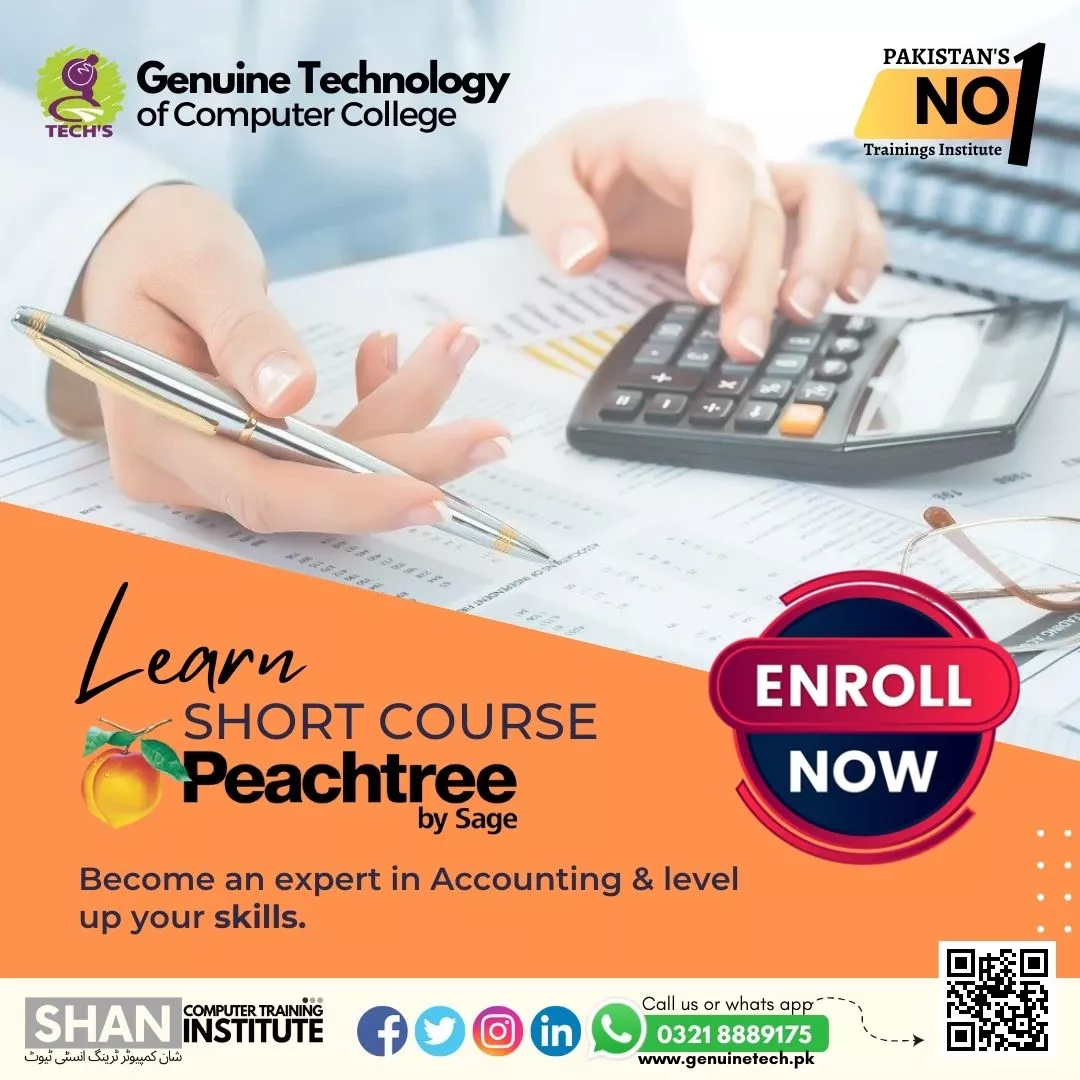 Mastering PeachTree by Sage Course Complete Training - short courses in lahore