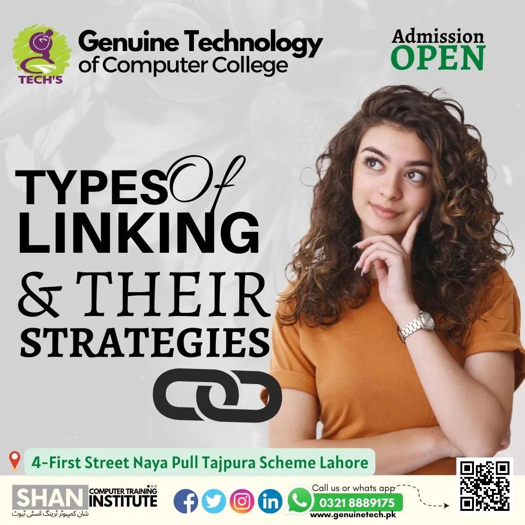 learn types of link that matter for seo, seo course