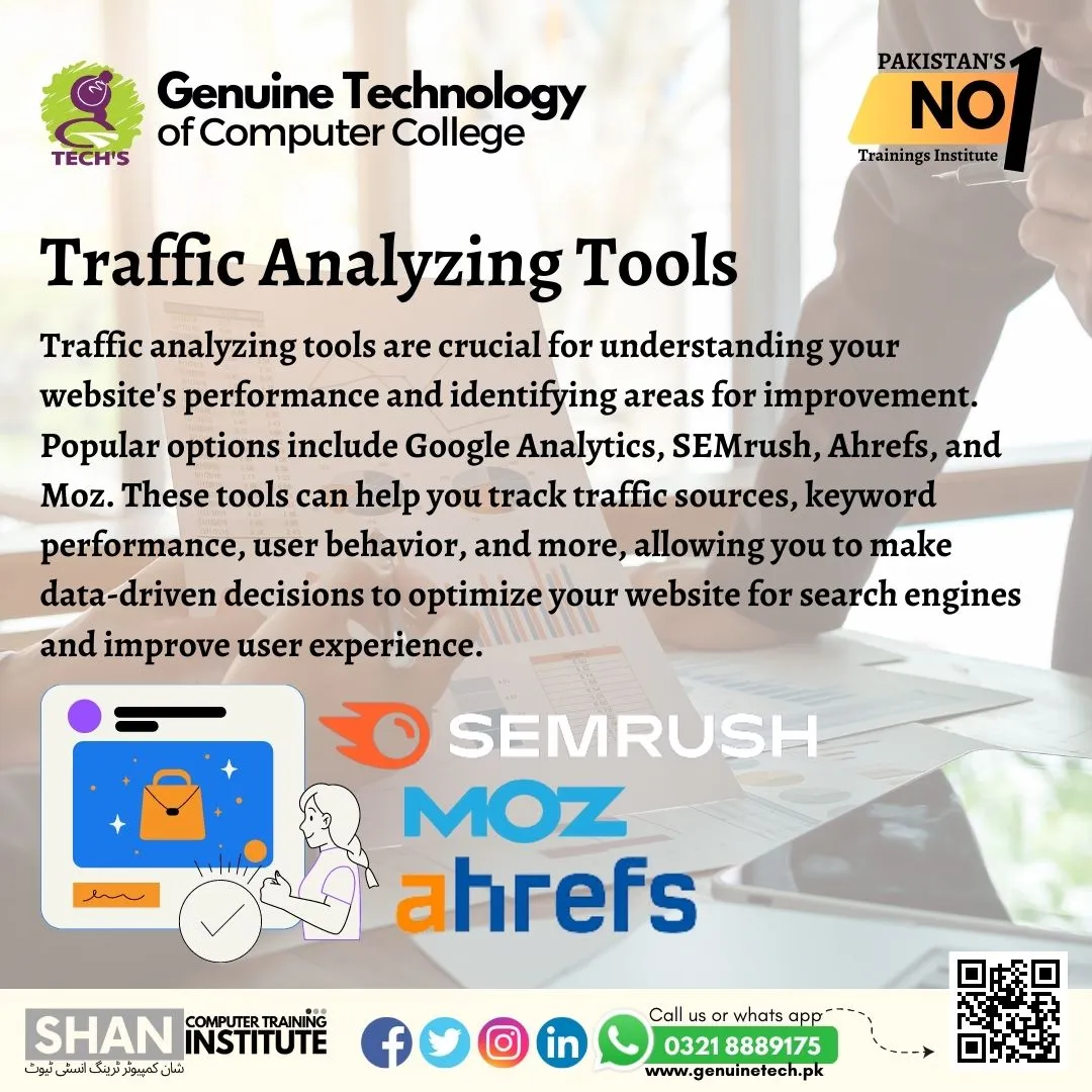 Traffic Analyzing Tools - short courses in lahore