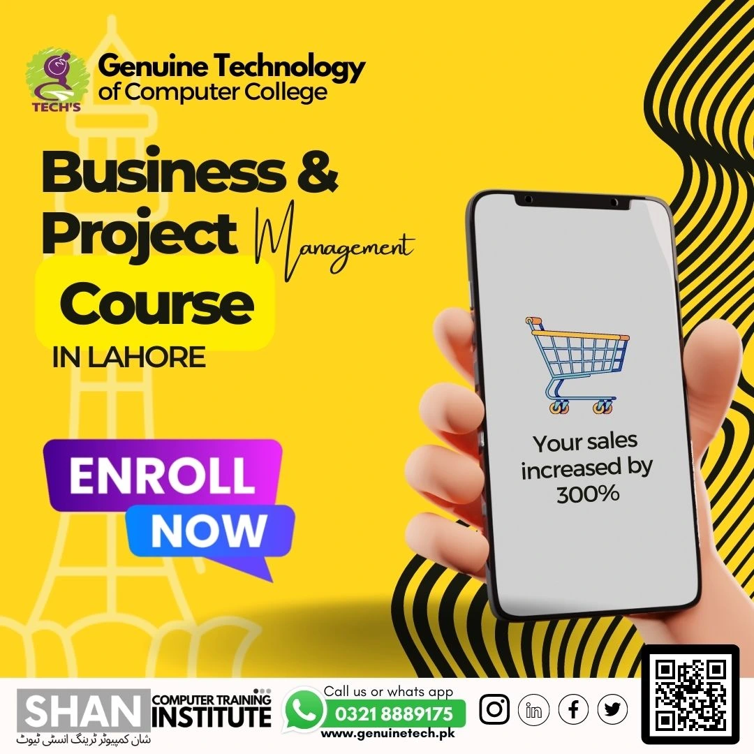 Business & Project Management course In Lahore - shan computer trainings institute