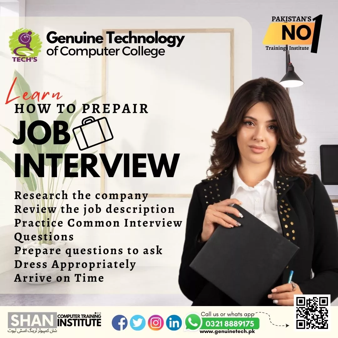 How to Job Interview Preparation - short courses in lahore