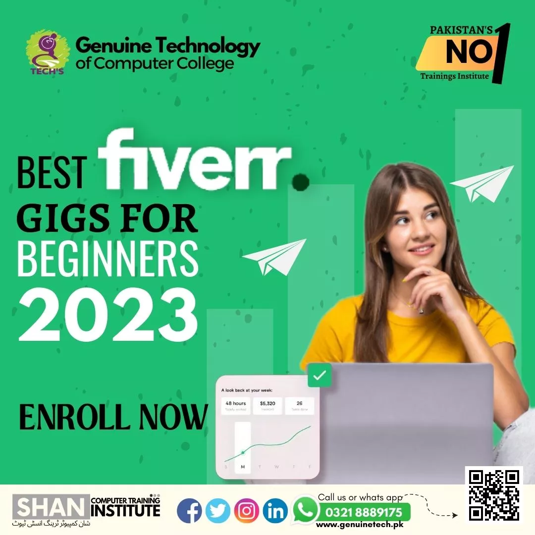 Best Fiverr Gigs for Beginnes 2023 - short courses in lahore