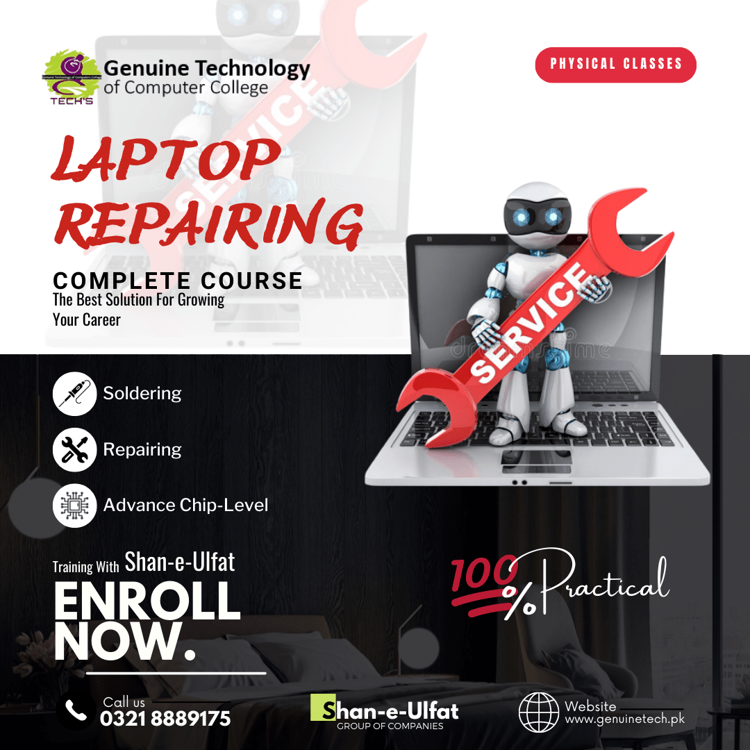Laptop Repairing Trainings - Course - shan computer trainings institute