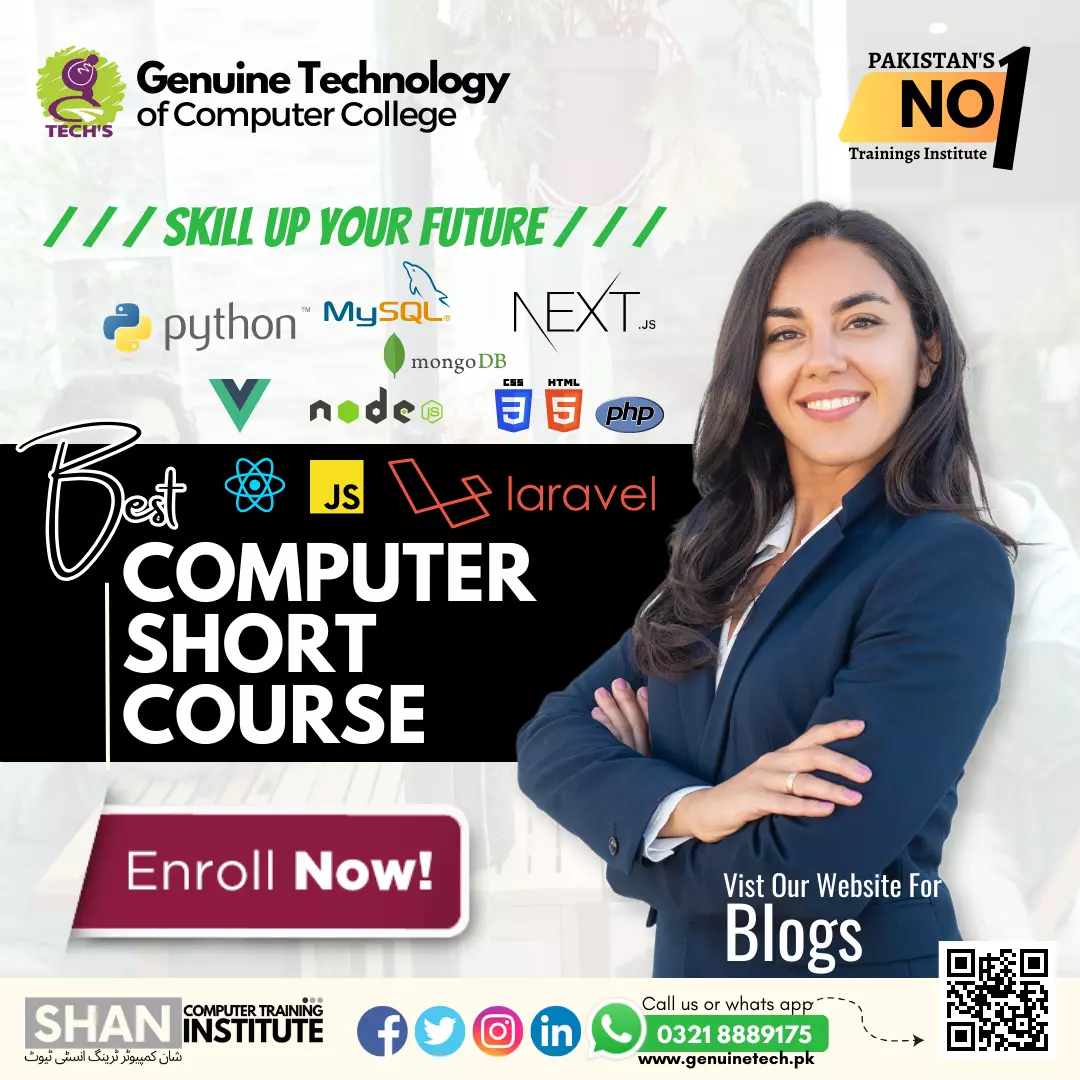 Best Computer Short Course - short courses in lahore