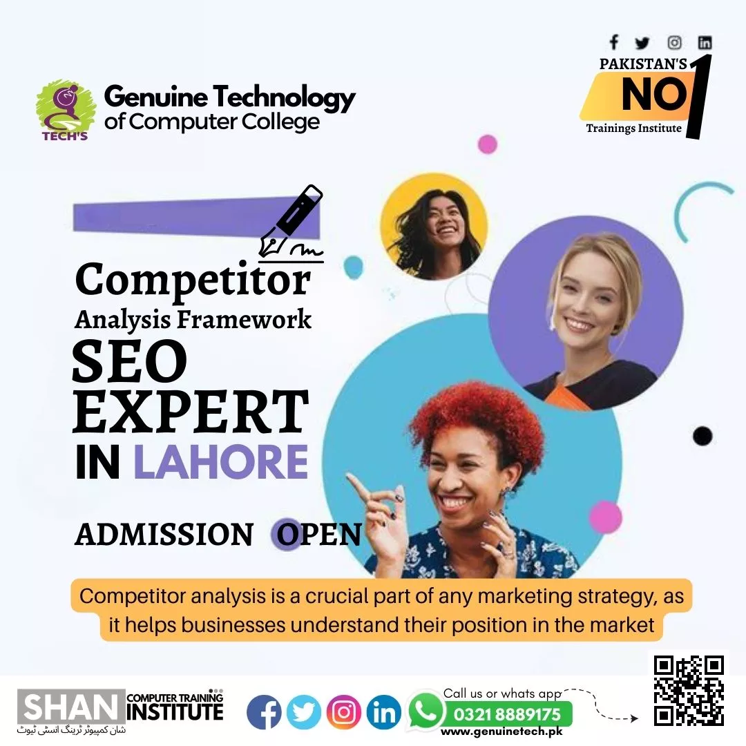 Competitor Analysis Framework - SEO Expert in Lahore - short courses in lahore
