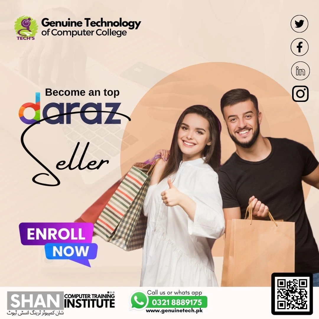 Daraz is the largest online marketplace in Pakistan - shan computer trainings institute