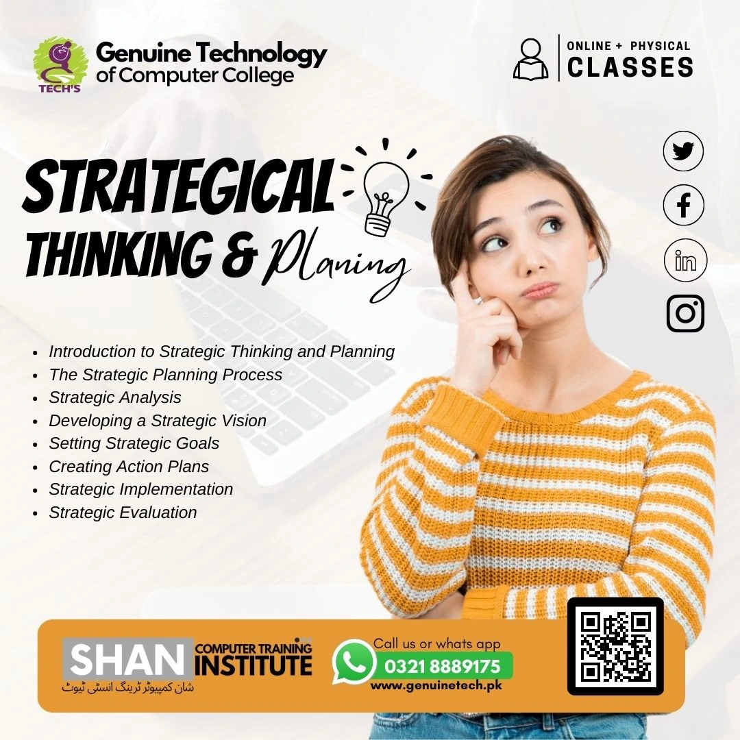 Strategical thinking and planning - Computer Trainings