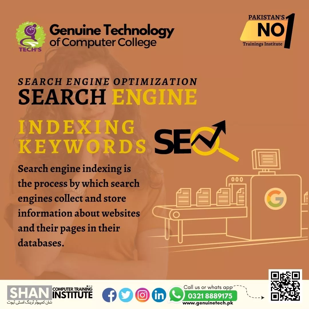 Search Engine Indexing Keywords - Top SEO Expert in Lahore - short courses in lahore
