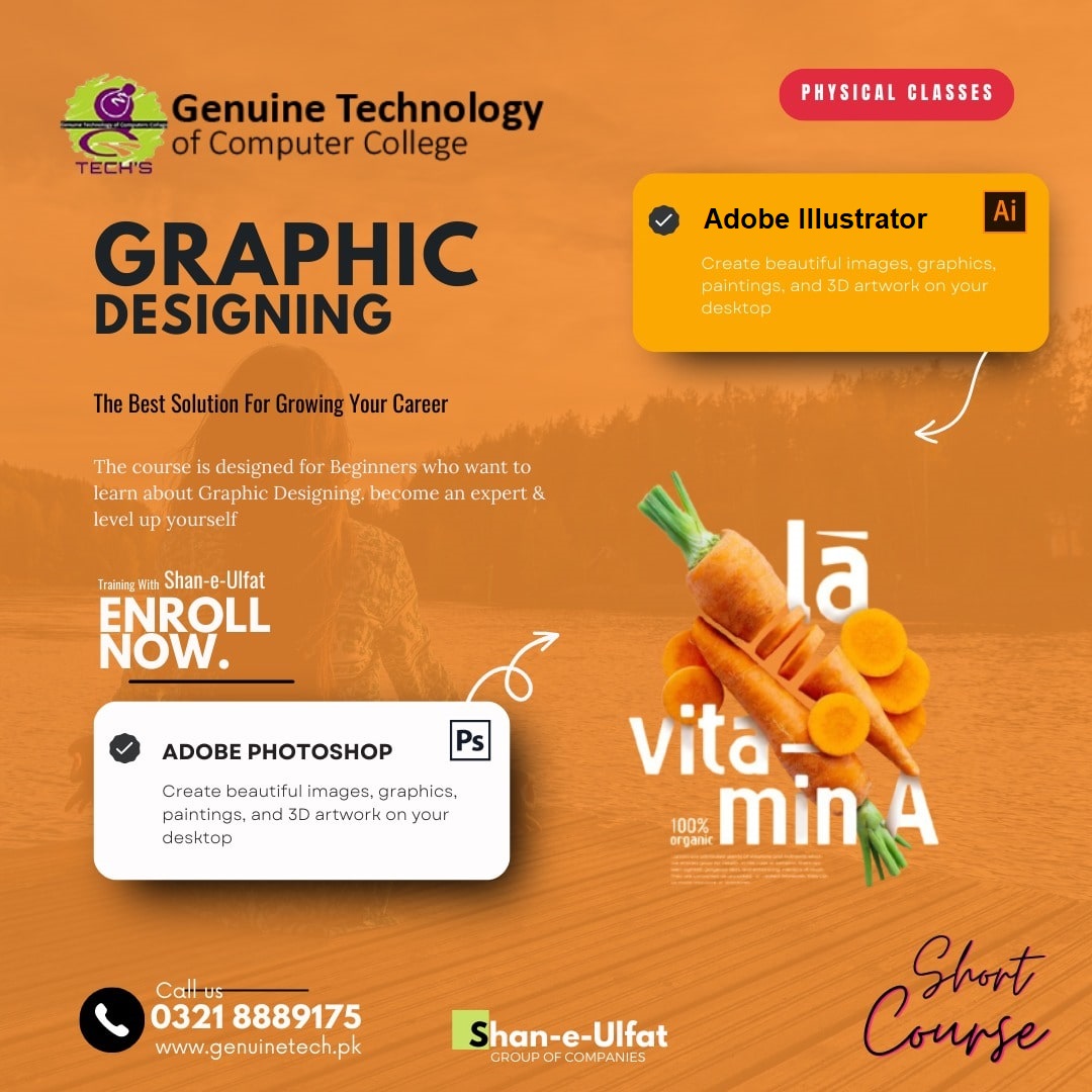 courses for graphic designing, course of graphic designing