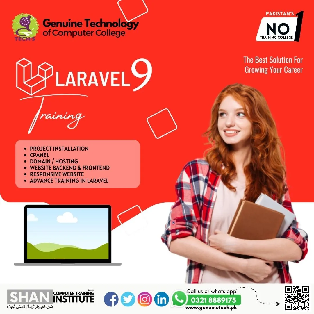 Advance Laravel Training for Beginners - shan computer trainings institute
