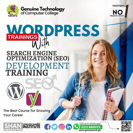 Wordpress Course in Islamabad - shan computer trainings institute