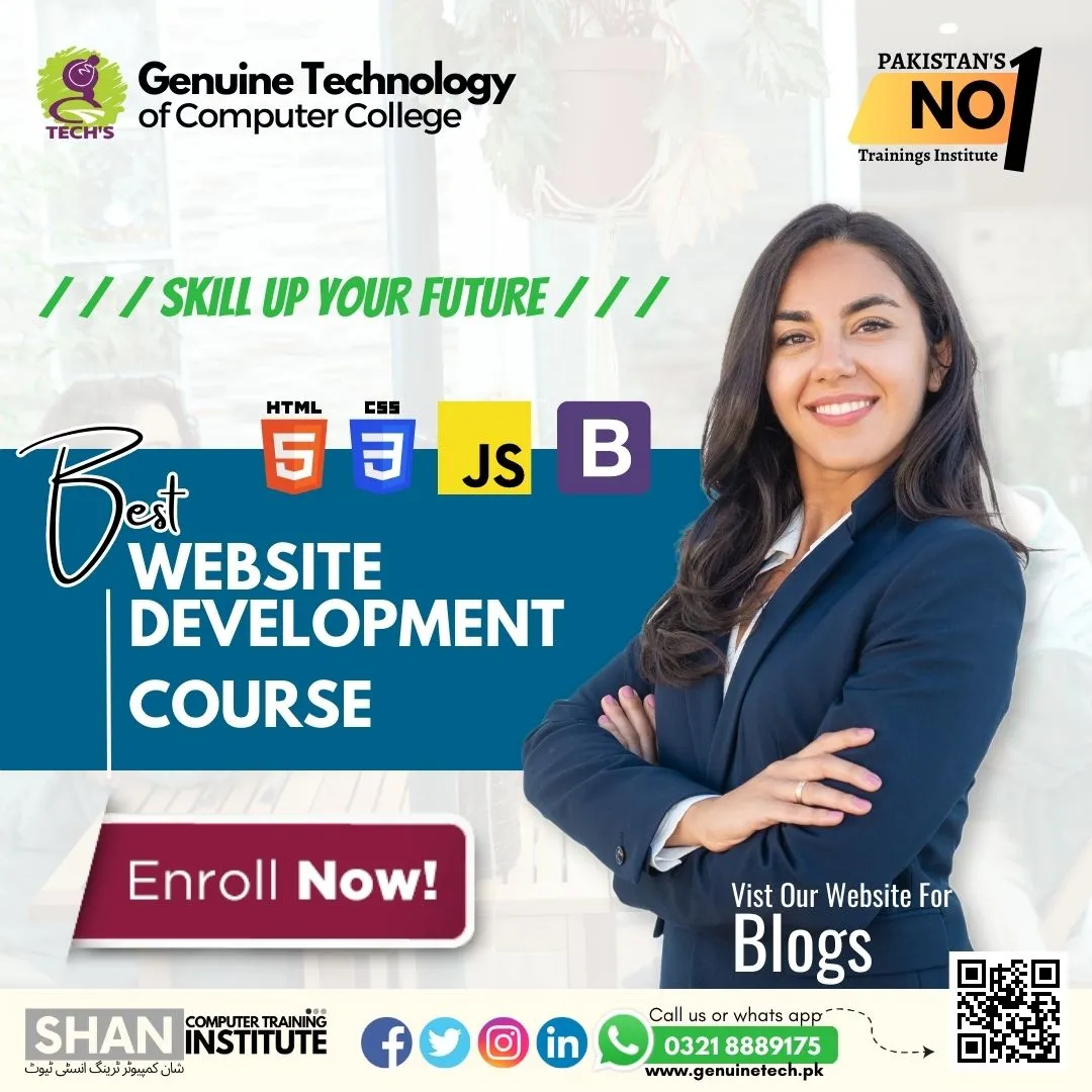 Best Web Development Course - short courses in lahore