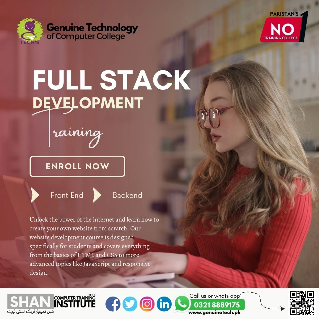 website development full stack training