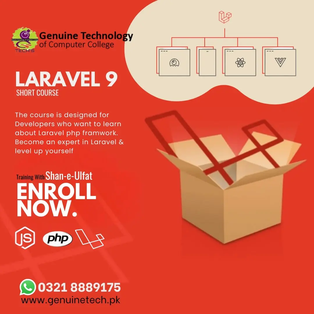 Laravel the Php Framework - Computer Trainings