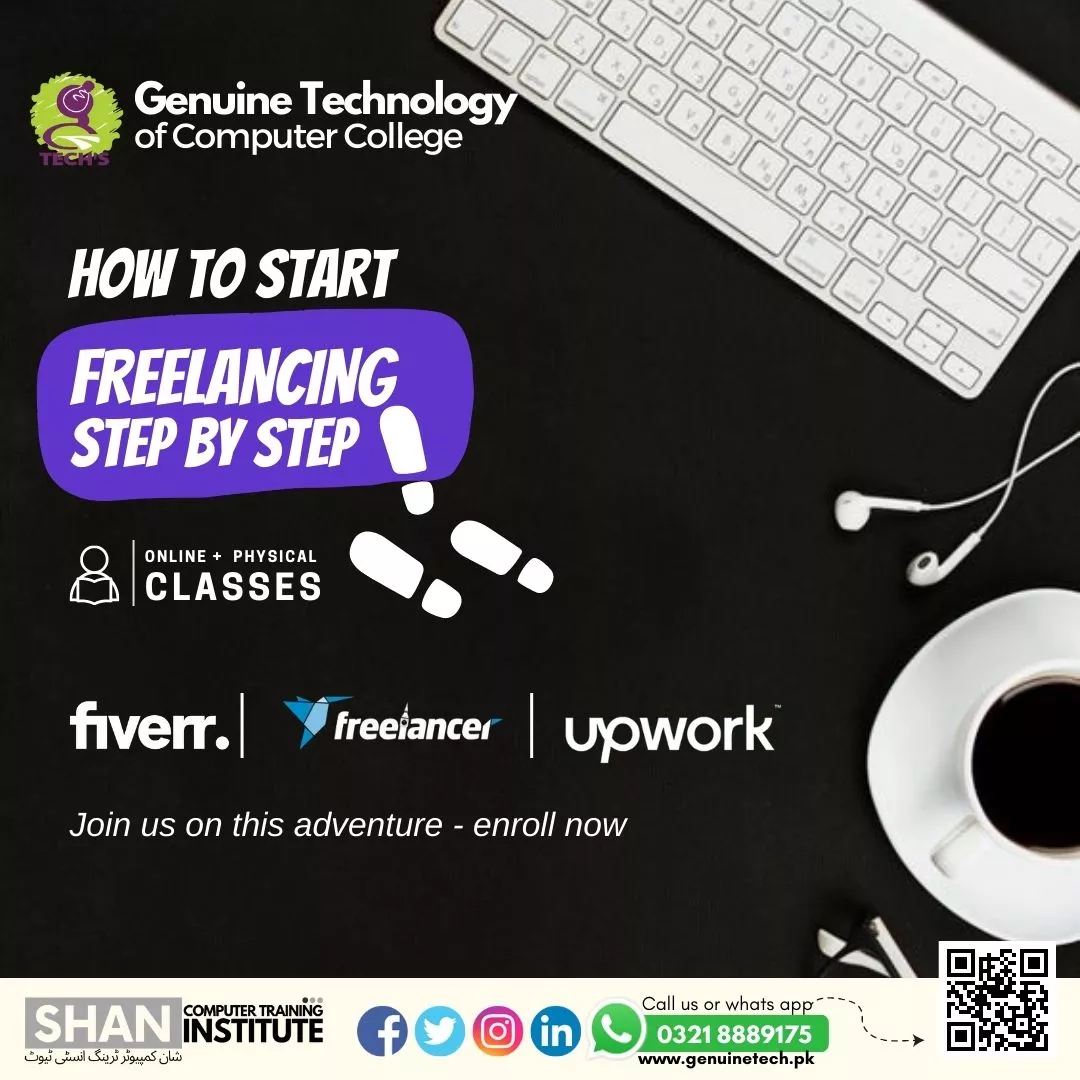 How to start Freelancing Step by Step Guide - short courses in lahore