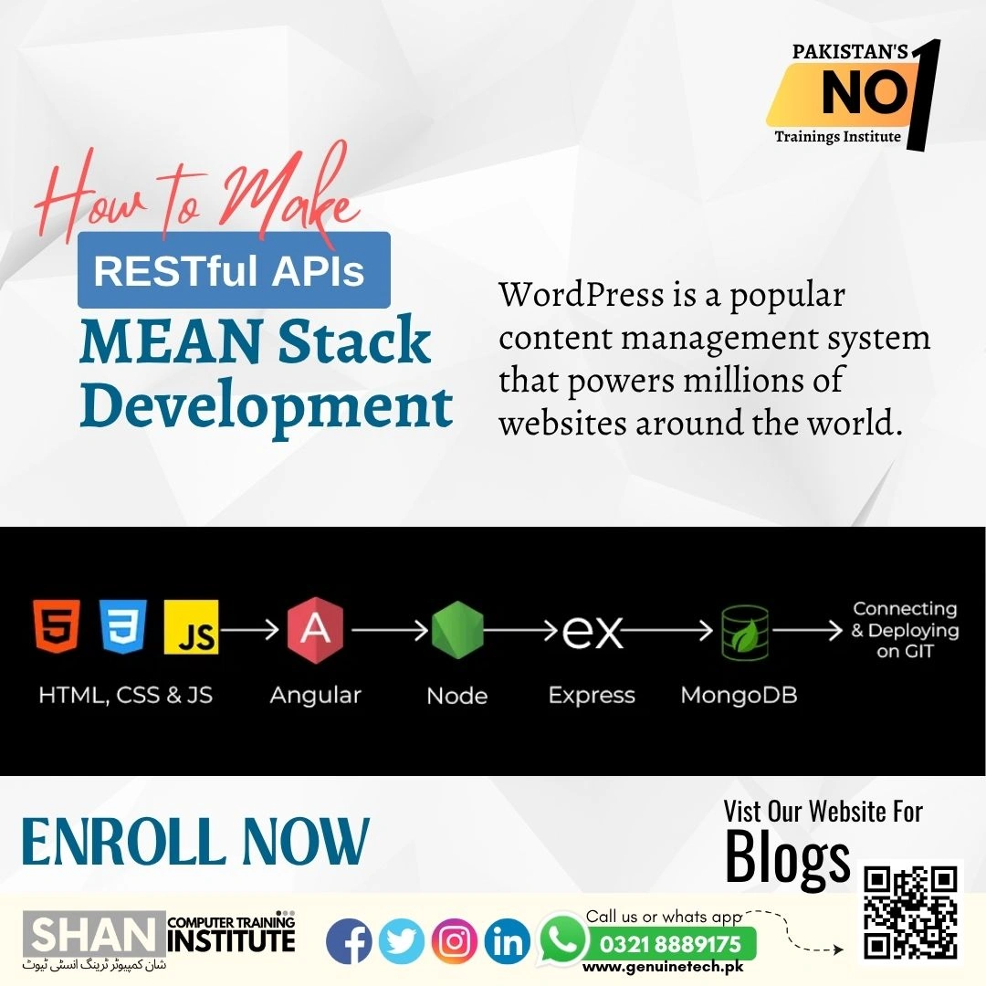 MEAN Stack Development Course in Lahore - shan computer trainings institute
