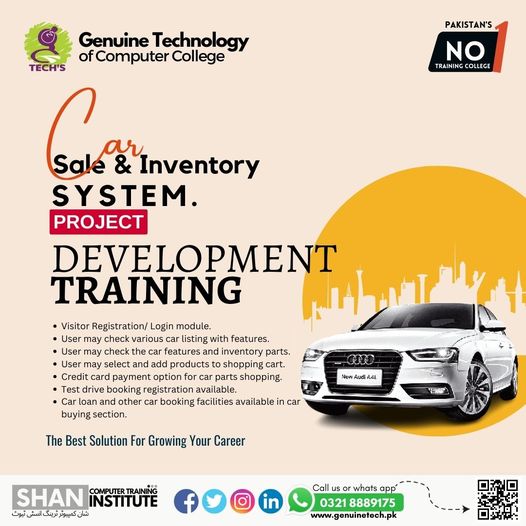 Training Car and Inventory System FYP - genuine technology of computer college by shan ulfat