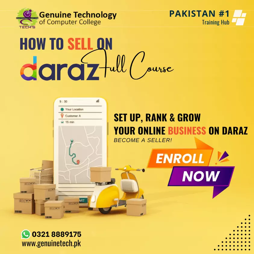 Become A Daraz Reseller Course - shan computer trainings institute