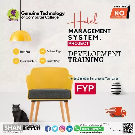 Hotel Management System - genuine technology of computer college by shan ulfat